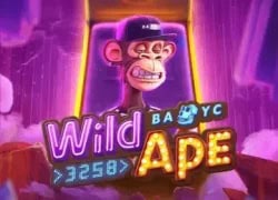 Wild Ape Casino game with colorful neon lights and playful monkey mascot.